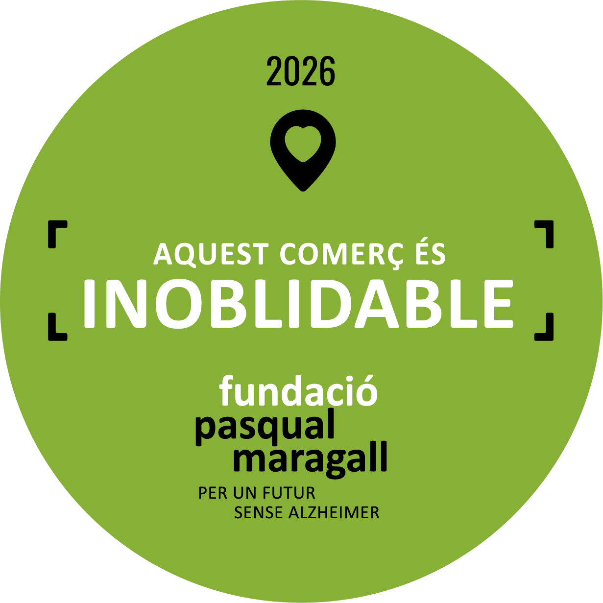 Audiocontrol comerç Inoblidable 2026 de la Fundació Pasqual Maragall